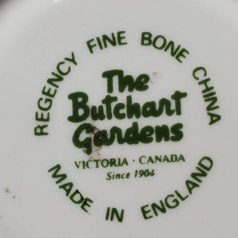 The Butchant Gardens Demitasse Teacup and Saucer Small